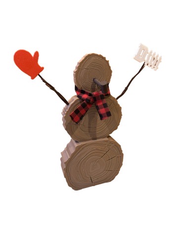 Wood Log Like Snowman - Image 2