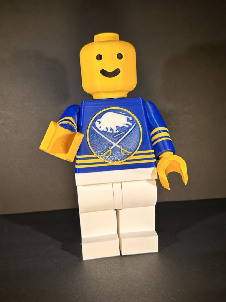 Sabres Brick Man