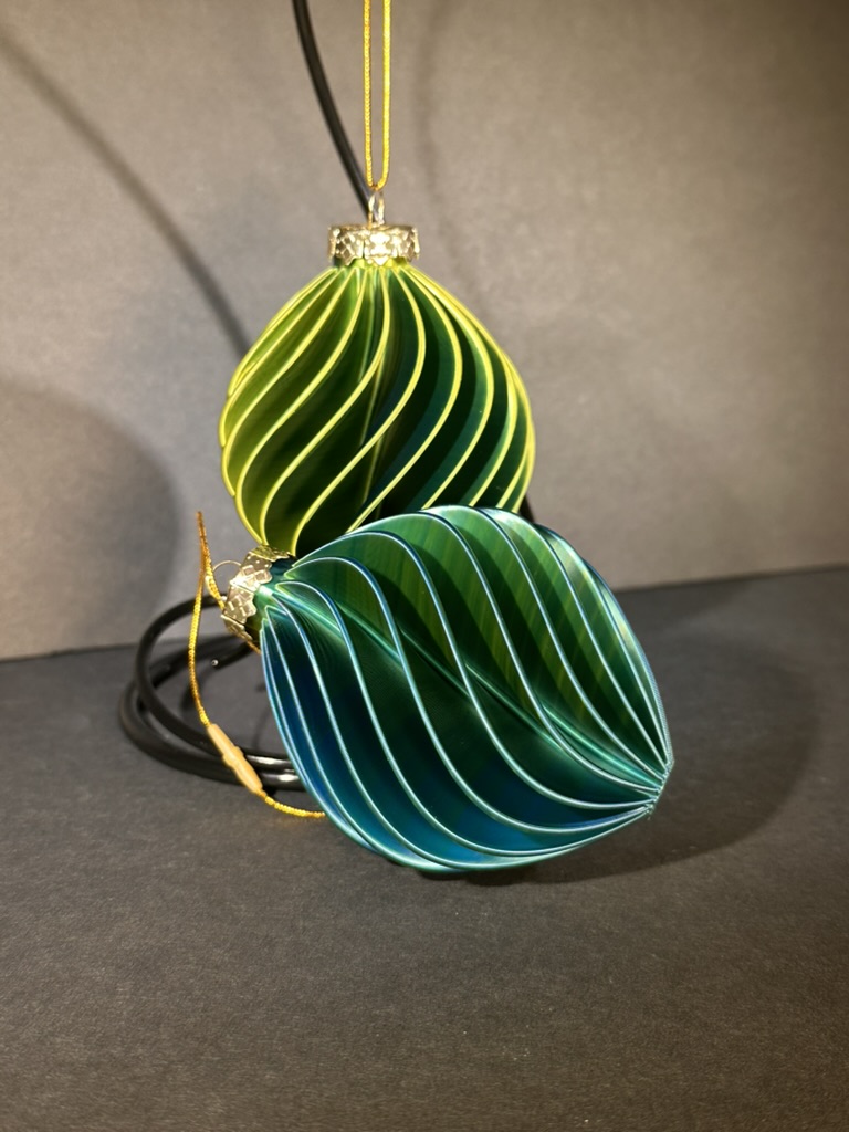 Sabres Spiral Ornament